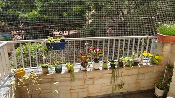 Balcony in 3 BHK Apartment at Bearys Haudin Heights, Halasuru – for Rent