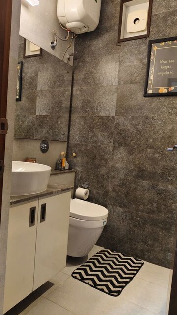 Bathroom in 3 BHK Apartment at Bearys Haudin Heights, Halasuru – for Rent