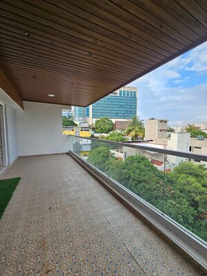 Balcony in 3 BHK Apartment at Richmond Premier, Richmond Road – for Rent