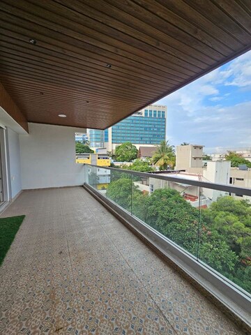 Balcony in 3 BHK Apartment at Richmond Premier, Richmond Road – for Rent