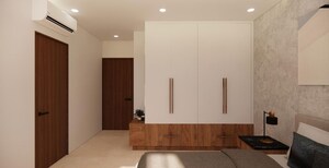 Bedroom in 3 BHK Apartment at Prestige Woodland Park, Cooke Town – for Rent