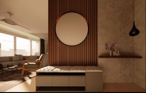 Master Bedroom in 3 BHK Apartment at Prestige Woodland Park, Cooke Town – for Rent