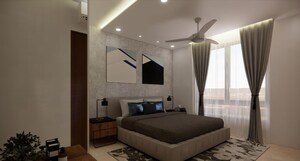 Bedroom in 3 BHK Apartment at Prestige Woodland Park, Cooke Town – for Rent
