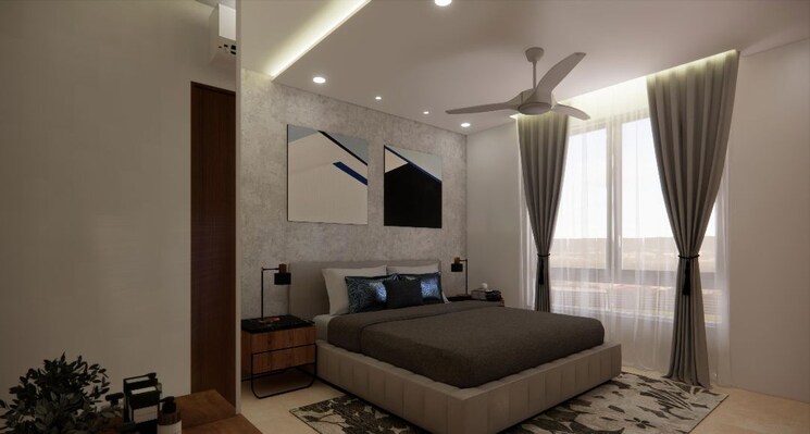 Bedroom, prestige-woodland-park 3 Bedroom 2150 Sq.Ft. Apartment In Cooke Town Bangalore 8794921