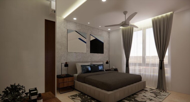Bedroom, prestige-woodland-park 3 Bedroom 2150 Sq.Ft. Apartment In Cooke Town Bangalore 8794921