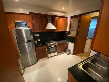 Living Room in 3 BHK Apartment at Motwani Fairmount Towers Apartments, Cooke Town – for Rent