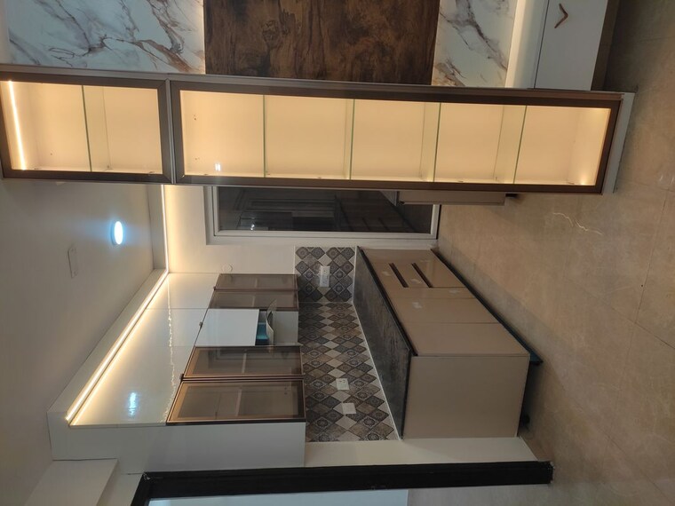 Kitchen, signature-global-park-4-and-5 3 Bedroom 1120 Sq.Ft. Builder Floor In Sohna Sector 36 Gurgaon 9722345