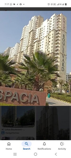 3 BHK Apartment – Exterior View View at 3C Lotus Boulevard Espacia, Sector 100 - for Sale
