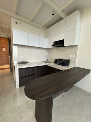 Kitchen in Studio Apartment at M3M Sky Lofts, Sector 71 – for Rent