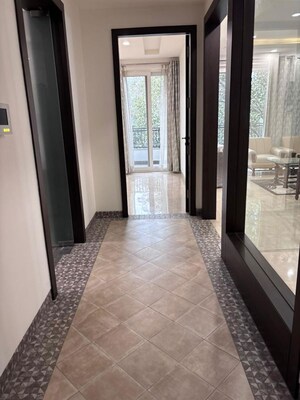 Building Lobby in 4 BHK Apartment at Green Park Extension – for Rent