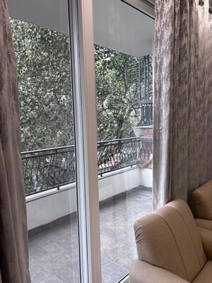 Balcony in 4 BHK Apartment at Green Park Extension – for Rent