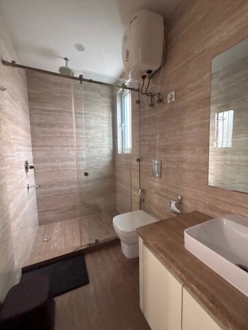 Bathroom in 4 BHK Apartment at Green Park Extension – for Rent