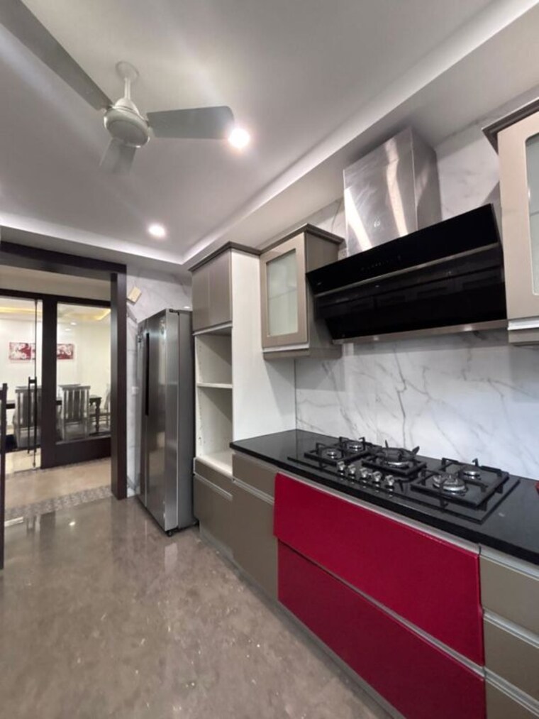 Kitchen, green park extension 4 Bedroom 4000 Sq.Ft. Apartment In Green Park Extension Delhi 9722372