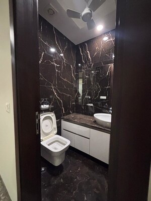 Bathroom in 4 BHK Apartment at Green Park Extension – for Rent