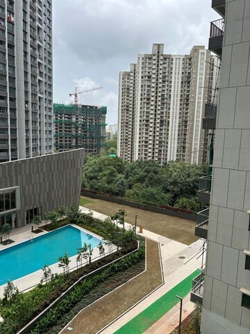 Balcony in 2 BHK Apartment at Kalpataru Immensa, Kolshet Road – for Sale