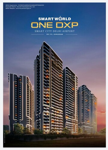 4 BHK Apartment – Exterior View View at Smart World One DXP, Sector 113 - for Sale