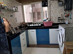 Kitchen in 1 BHK Apartment at Goel Ganga Amber, Tathawade – for Sale