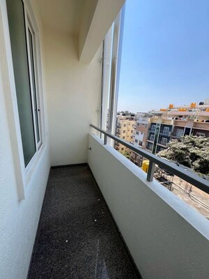 Balcony in 1 BHK Apartment at Priyanka Silver Serenity, Marathahalli – for Rent