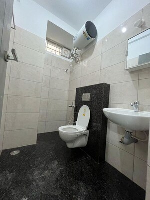 Bathroom in 1 BHK Apartment at Priyanka Silver Serenity, Marathahalli – for Rent