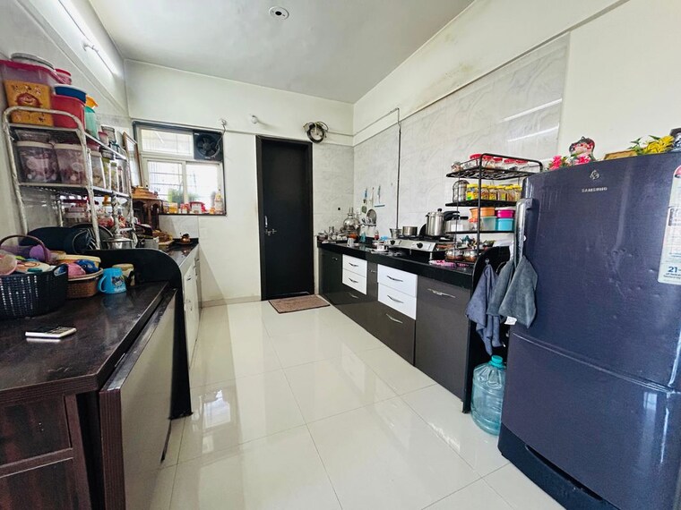 Kitchen, prayeja-pearl 2 Bedroom 856 Sq.Ft. Apartment In Nanded Pune 9722599