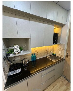 Kitchen in Studio Apartment at Kaveri City Center, Delta I Greater Noida – for Rent
