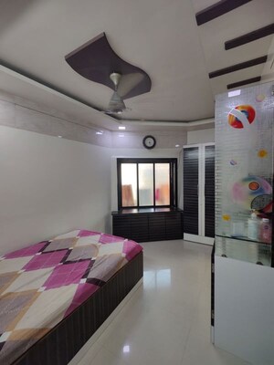 Bedroom in 1 BHK Apartment at Om Sai Plaza, Ghodbunder Road – for Rent
