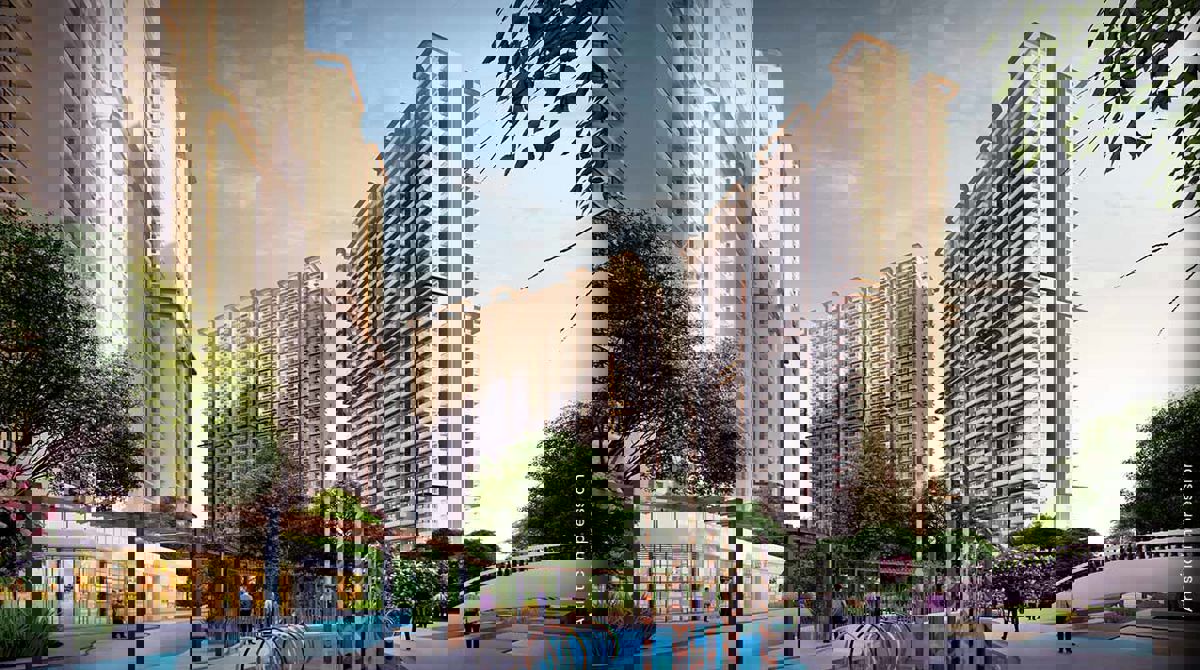 2 BHK + Pooja Room,Servant Room,Study Room,Extra Room Apartment For Sale in M3M Capital