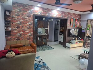 Living Room in 2 BHK Apartment at Sai Vihar Plaza, Dombivli West – for Rent