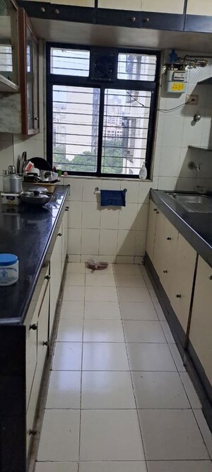 Kitchen in 2 BHK Apartment at K Raheja Vihar, Powai – for Rent