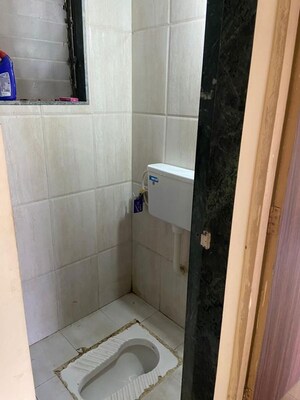 Bathroom in 1 BHK Apartment at Squarefeet Imperial Square, Ghodbunder Road – for Rent