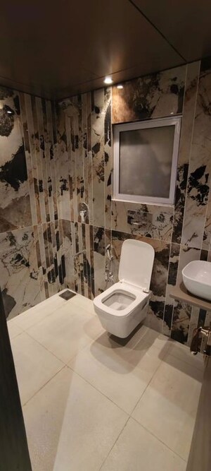 Bathroom in 2 BHK Apartment at Veena Saaz, Kandivali East – for Rent