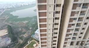 Balcony in 3 BHK Apartment at Aurobindo The Regent, Kondapur – for Rent