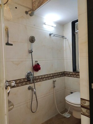 Bathroom in 2.5 BHK Apartment at Vaibhav Paradise, Santacruz East – for Rent