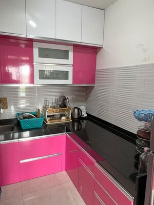 Kitchen in 1 BHK Apartment at Majestique Towers, Kharadi – for Rent