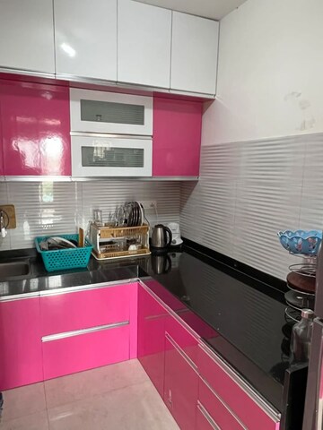 Kitchen in 1 BHK Apartment at Majestique Towers, Kharadi – for Rent