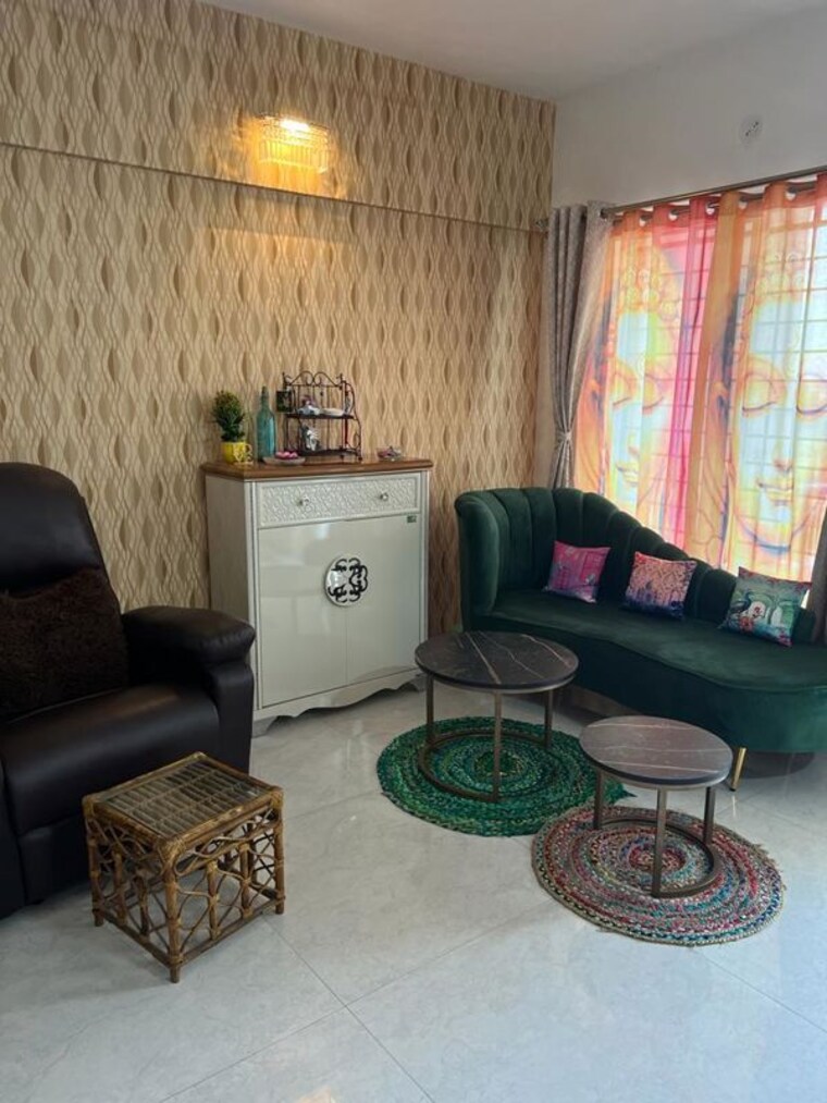 Living Room, majestique-towers 1 Bedroom 550 Sq.Ft. Apartment In Kharadi Pune 9723007