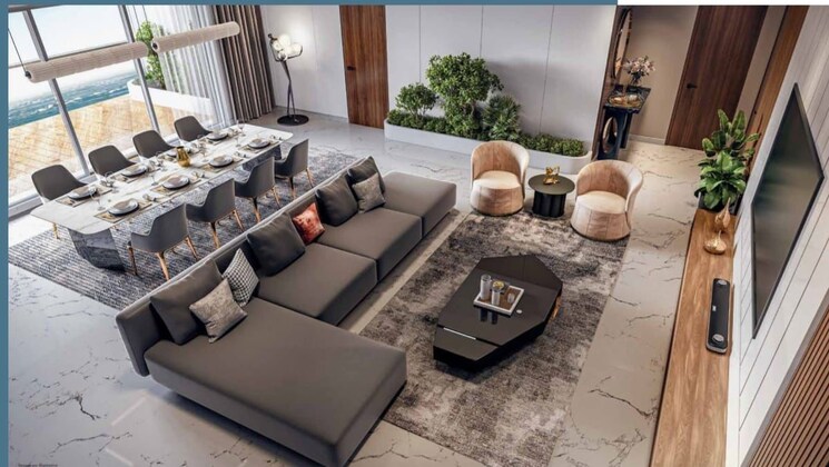 Living Room, kokapet 4 Bedroom 6465 Sq.Ft. Apartment In Kokapet Hyderabad 9723027