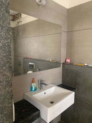 Bathroom in 3 BHK Apartment at Rohan Madhuban, Bavdhan – for Rent