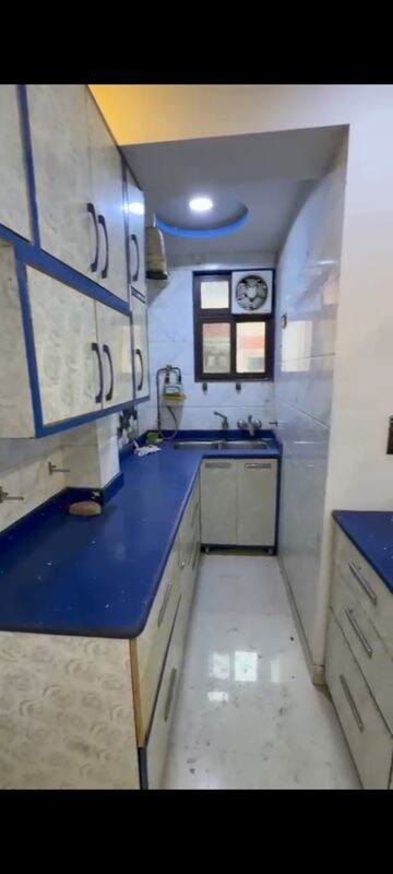 Kitchen in 2 BHK Builder Floor at Rohini Sector 13 – for Rent
