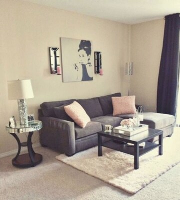 Living Room in 1 BHK Apartment at Avas Vikas  – for Rent