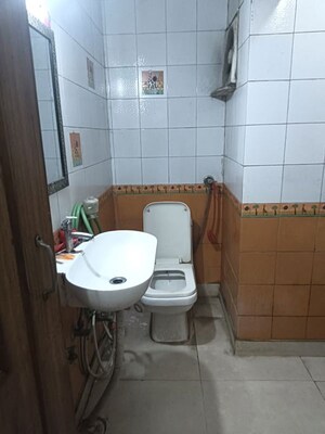 Bathroom in 3 BHK Builder Floor at Pitampura – for Rent