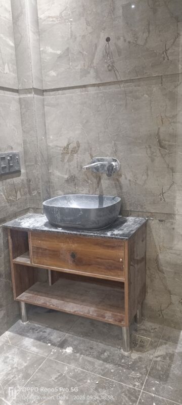 Washroom in 3 BHK Builder Floor at Janakpuri – for Sale