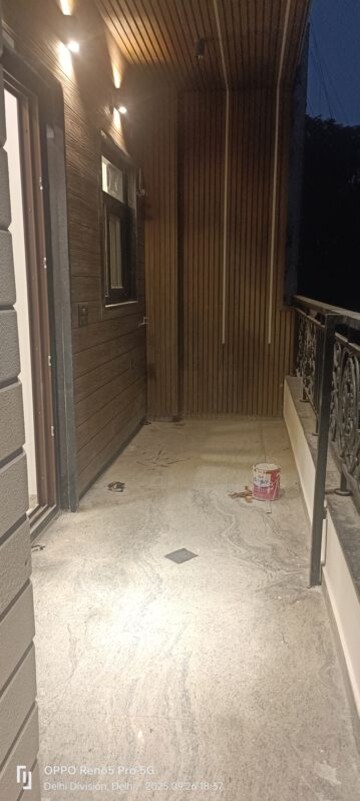 Balcony in 3 BHK Builder Floor at Janakpuri – for Sale