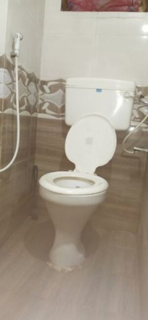 Bathroom in 1 RK Builder Floor at Chandkheda – for Rent