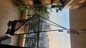 Balcony in 2 BHK Apartment at K Raheja Heights, Malad East – for Rent