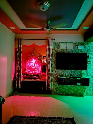 Bedroom in 3.5 BHK Apartment at Bharat Ecovistas, Shilphata – for Rent