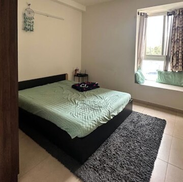 Bedroom in 2 BHK Apartment at Bhartiya Nikoo Homes, Kannur – for Rent