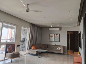 Living Room in 3 BHK Apartment at Goel Ganga Liviano, Kharadi – for Rent