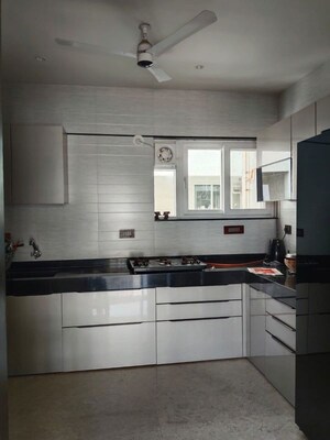 Kitchen in 3 BHK Apartment at Goel Ganga Liviano, Kharadi – for Rent