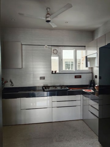 Kitchen in 3 BHK Apartment at Goel Ganga Liviano, Kharadi – for Rent